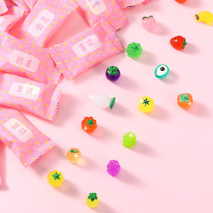 Các New Internet Người Nổi Tiếng Nổ Thu Nhỏ Mô Phỏng Thực Phẩm Và Chơi Sáng Trái Cây Túi Nhựa Tự Làm Đồ Trang Sức Đồ Chơi Mù Túi - Product Image 3