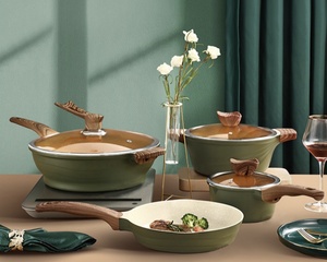 Domestico uova fritte senza fumo non-stick padella bistecca padella induzione fornello di cottura <span class=keywords><strong>pietra</strong></span> medica non-stick pan - Product Image 1