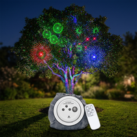 Éclairage laser LED solaire extérieur IP65, projection dynamique de lucioles pour la décoration de la cour, du bar, de l'atmosphère, du parc, de la pelouse