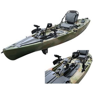 High Quality 4 Pcs Handles Fishing Kayak 12ft Motor Kayak Rowing Boat With 1 Pc Swivei Fishing <b>Rod</b> <b>Holder</b> - Product Image 5