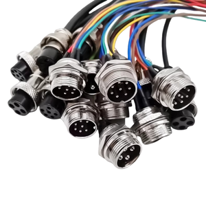 Авиационный разъем GX16 с кабелем, двойной гнездовой и штекерный разъем, 2, 3, 4, 5, 6, 7-контактный штекер - Product Image 5