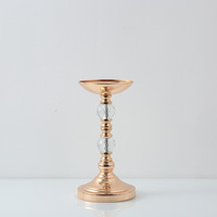 Support de présentation de fleurs de style européen en cristal pour centre de table, décoration de mariage et de fête de la Saint-Valentin