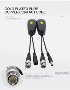 <span class=keywords><strong>Balun</strong></span> de <span class=keywords><strong>Video</strong></span> de Plástico de 5MP HD 1080P 300m, Directo de Fábrica, 2 en 1 AHD CVI TVI, Transmisión de <span class=keywords><strong>Video</strong></span> Activa con Alimentación RJ45, Simulador de <span class=keywords><strong>Video</strong></span> para Monitor - Product Image 4