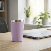 Gobelet isotherme à double paroi en acier inoxydable 304 personnalisé avec logo, 8 oz/12 oz, tasse de voyage anti-fuite, tasse à café