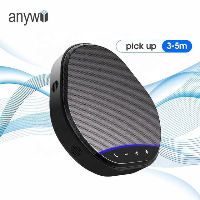 Luckimage Wireless Speaker Conference Microphone Meeting Speakerphone Wired Conference Speakerphone System