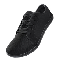 Baskets décontractées respirantes en maille pour hommes, confortables et élastiques, grandes tailles 46, à bout large, style pieds nus, pour l'extérieur
