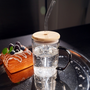 Taza de bebida de vidrio de borosilicato alto OEM con mango resistente al calor MOQ bajo para envío global - Product Image 6