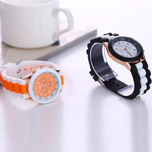 Reloj de Pulsera para Mujer Geneva 2024, Correa de Silicona, Caja Cuadrada, Esfera de Cristal, Movimiento de Cuarzo, Estilo Deportivo y Económico - Product Image 2