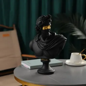 Wholesale Greek Figurine for Home Decoration Apollo <strong>Diana</strong> Simulate Plaster Resin Sculpture Scandinavian Statue for Living Room - Product Image 4