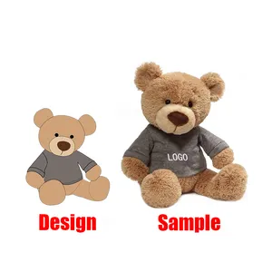 Stuffed Plush Toy Peluche Manufacturer Custom Logo Plushie Soft Plush Human Doll Mascot