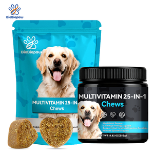 Suplemento multivitamínico <span class=keywords><strong>para</strong></span> masticar <span class=keywords><strong>para</strong></span> <span class=keywords><strong>perros</strong></span> Fórmula 12 en 1 <span class=keywords><strong>de</strong></span> grado humano que apoya el crecimiento <span class=keywords><strong>de</strong></span> cachorros hasta la salud <span class=keywords><strong>de</strong></span> personas mayores Formulado por veterinario - Product Image 1