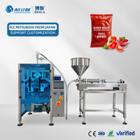 Precio de Fábrica, Marca BOGA, Envasadora Vertical de Alta Velocidad VFFS para Bolsas, Envoltura de Película para Ketchup, Pasta de Tomate, Salsa de Tomate Automática