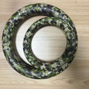 Juguete masticable para perros multicolor ecológico grande, extractor de anillo de entrenamiento con forma de hueso moderno, juego diario, molienda de dientes, sabor a pollo EVA - Product Image 6