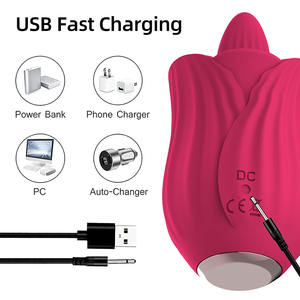 Nuovo adulto rosa lingua leccare vibratore ragazze masturbazione clitoride vagina G Spot massaggio vibratore giocattoli del sesso per le donne - Product Image 3