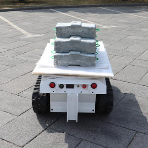Barattoli-13 300kg di carico utile UWB Robot per la consegna di merci cingolate telaio cingolato <span class=keywords><strong>RC</strong></span> pista di gomma veicolo Robot per trasporto personale - Product Image 1