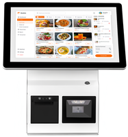 Nouveaux systèmes de point de vente Android 11, écran tactile de 14 pouces, épaisseur mince, tout-en-un, caisse enregistreuse, imprimante intégrée de 80 mm, terminal de paiement