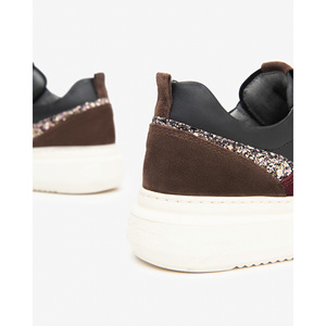 Sneakers alte sportive uomo I411592d nere leggere morbide e alla moda con fodera in Mesh per camminare comodamente - Product Image 4