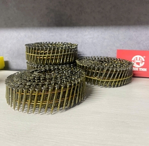 Clavos en rollo galvanizados amarillos de alta calidad de Vietnam, 2.1 x 32 mm, para la fabricación de palets de madera - Product Image 3