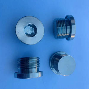 Bouchon hydraulique 4BN-WD/4MN-WD avec douille hexagonale interne, métrique/imperial, joint en caoutchouc d'étanchéité et filetage, bouchon d'huile - Product Image 1