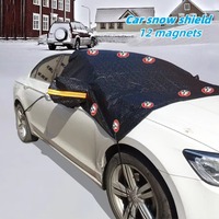 Pare-soleil magnétique pour pare-brise de voiture, protection contre la neige et la glace en hiver, couvre-pare-brise avant et arrière, accessoires extérieurs pour voiture