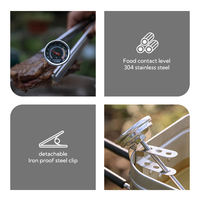 Termometer Digital Campingmoon Outdoor untuk Memasak, Alat Dapur, Termometer Oven, Termometer Daging Digital