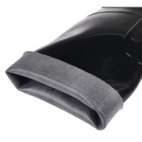 Chaussures de pêche en plastique PVC, semelle oxford de couleur noire, bottes de lavage de voiture, bottes de pluie imperméables pour jardin agricole
