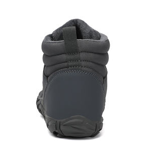 <span class=keywords><strong>Botas</strong></span> informales resistentes al <span class=keywords><strong>agua</strong></span> con forro de piel, <span class=keywords><strong>botas</strong></span> descalzas con punta ancha y cero caídas, <span class=keywords><strong>botas</strong></span> de senderismo para nieve de invierno - Product Image 5