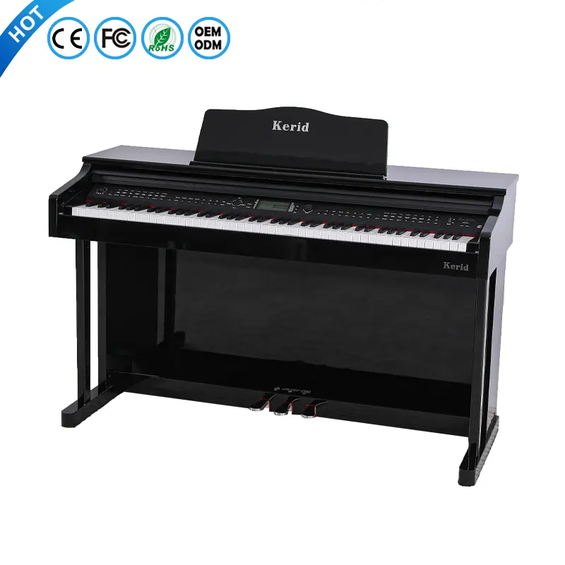 Fabrik-Anpassung digitale musikpiano-Tastatur vollgewichtete 88 Tasten digitales Klavier