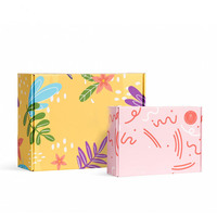 Vente en gros d'huile essentielle végétale de cire ornement de chambre à coucher emballage d'anniversaire pliable boîte cadeau en papier en carton ondulé