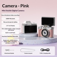 Nouvelle caméra portable M38 à écran rabattable, 1080P HD, flash LED, filtre vidéo, idéale pour les étudiants en déplacement