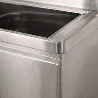 Table de préparation double en acier inoxydable, réglable en hauteur, certifiée NSF 304, antidérapante, durable, pour cuisine de restaurant commercial