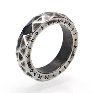 Vintage Style <b>Old</b> Smith Finish Men's Rings | Antique Stainless Steel Cross, Band, and Signet Rings in Sizes 8-13 List <b>Key</b> Words - Product Image 5