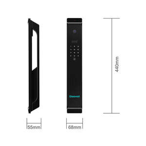 Cerradura de puerta inteligente electrónica de reconocimiento Facial figura de reconocimiento facial contraseña seguridad antirrobo cerradura inteligente para oficina en casa - Product Image 5