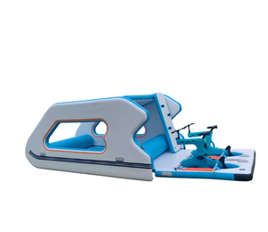 2026 Neues Großes Aufblasbares Hausboot mit Lithium-Batterie, 4,5M Faltbares Schwimmendes Heim für Kreuzfahrten (Versandbereit) - Product Image 4