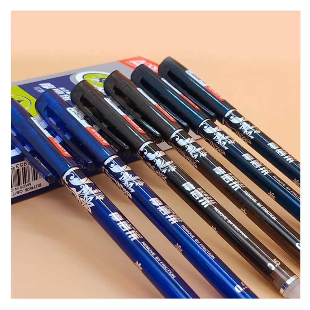 Blauw Zwart Rood Inkt Gel Pen Uitwisbare Navulling Staaf Uitwisbare Pen, Wasbaar Handvat School Schrijven Briefpapier Gel Inktpen
