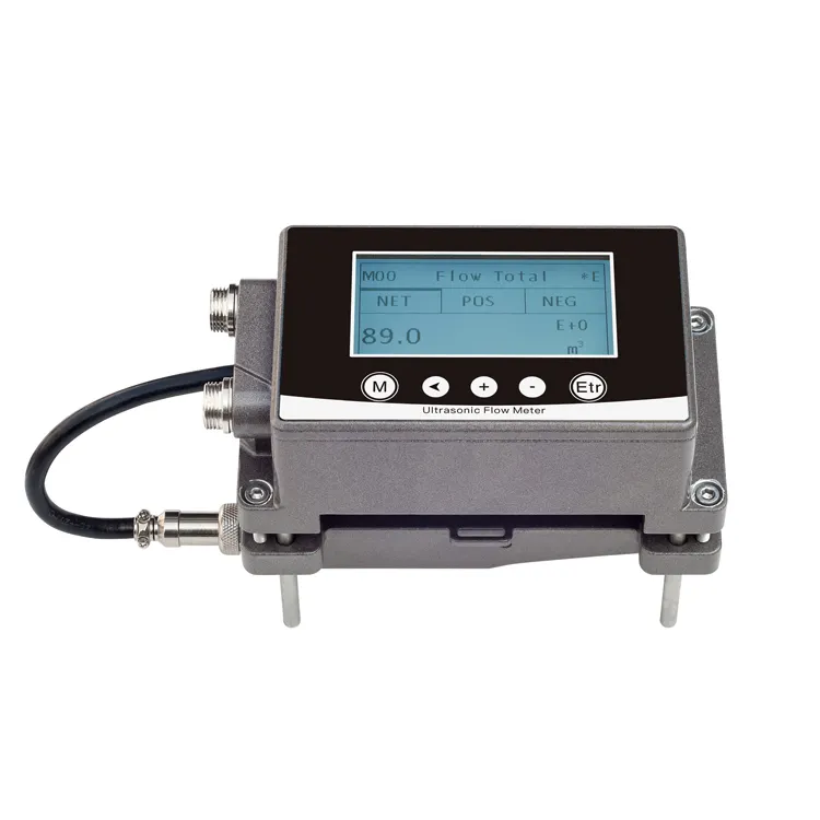 جهاز قياس تدفق التوربينات الرقمية الهيدروليكية, جهاز قياس تدفق يعمل بالموجات فوق الصوتية ، يتم التعامل مع Modbus RS485