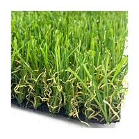 Tapis de gazon artificiel synthétique décoratif naturel de haute qualité AAG pour jardin, toiture, balcon, toile de fond de mariage