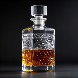 Factory Custom Luxus 500ml 700ml Glas Wein Brandy Wodka <span class=keywords><strong>Whisky</strong></span> Flaschen Anpassbare Schraub verschluss Brandy Vodka <span class=keywords><strong>Whisky</strong></span> Flaschen - Product Image 3