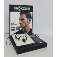 Support d'affichage en acrylique transparent personnalisé pour écouteurs, support d'affichage en acrylique pour écouteurs sans fil Bluetooth TWS