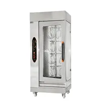 Máquina asadora Vertical para asar pollo, asador eléctrico para Shawarma, fabricante comercial OEM ODM