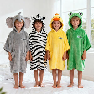 OEM ODM Personnalisable 100% Polyester Hiver Surdimensionné Polaire à Capuche Couverture pour Adultes Enfants Peluche Portable Hoodie Motif <span class=keywords><strong>Plaid</strong></span> - Product Image 3