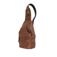 Custom Genuine Leather Cross Body Messenger Bag for Men