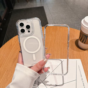 Funda Protectora para Teléfono TPU PC 360 para iPhone 16 Pro Max, Híbrida 3 en 1, Magnética, Transparente, para iPhone 15 14 13 12 - Product Image 3