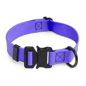 Hebilla de metal <span class=keywords><strong>Biothane</strong></span> Pvc Collar de perro Colorido Fuerte Durable - Product Image 2