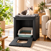 Meubles pour chats d'intérieur, maison pour chat cachée avec un design moderne, matériau PP, lit pour animaux de compagnie, vente en gros