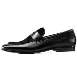 Zapatos de Cuero para Hombre, Formales de Negocios, Punta Cuadrada, Impermeables, de Piel de Oveja, Casuales, Modernos, Otoñales, con Flecos, Ligeros y Transpirables - Product Image 3