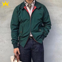 Veste de baseball d'hiver pour homme, enduite, avec fermeture éclair, coupe-vent, décontractée, pour le travail