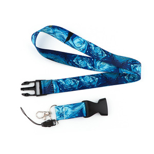 カスタマイズされたロゴパーソナライズされた携帯電話ストラップキーホルダー昇華印刷IDカードポリエステルストラップ - Product Image 5