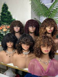 Peluca con flequillo SDD Water Curl 100% cabello humano - Product Image 4