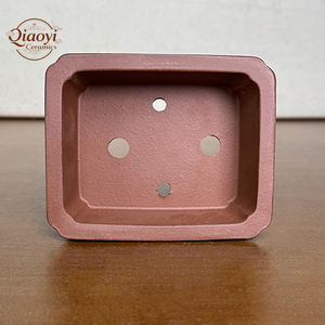 Pots à Bonsaï Yixing Ronds, Petits Pots de Jardin Bohèmes <span class=keywords><strong>en</strong></span> Argile Violette, Artisanat Artisanal avec Drainage Supérieur, Pots à Fleurs <span class=keywords><strong>en</strong></span> Cèdre - Product Image 5